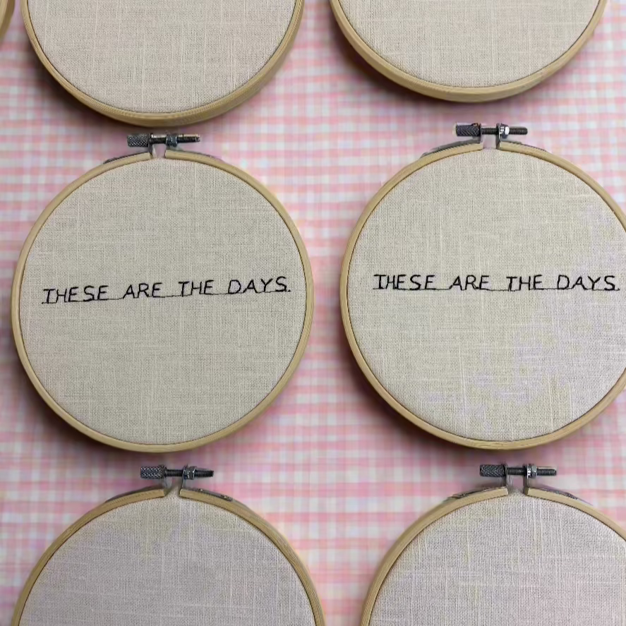These are the Days Wall Hanging