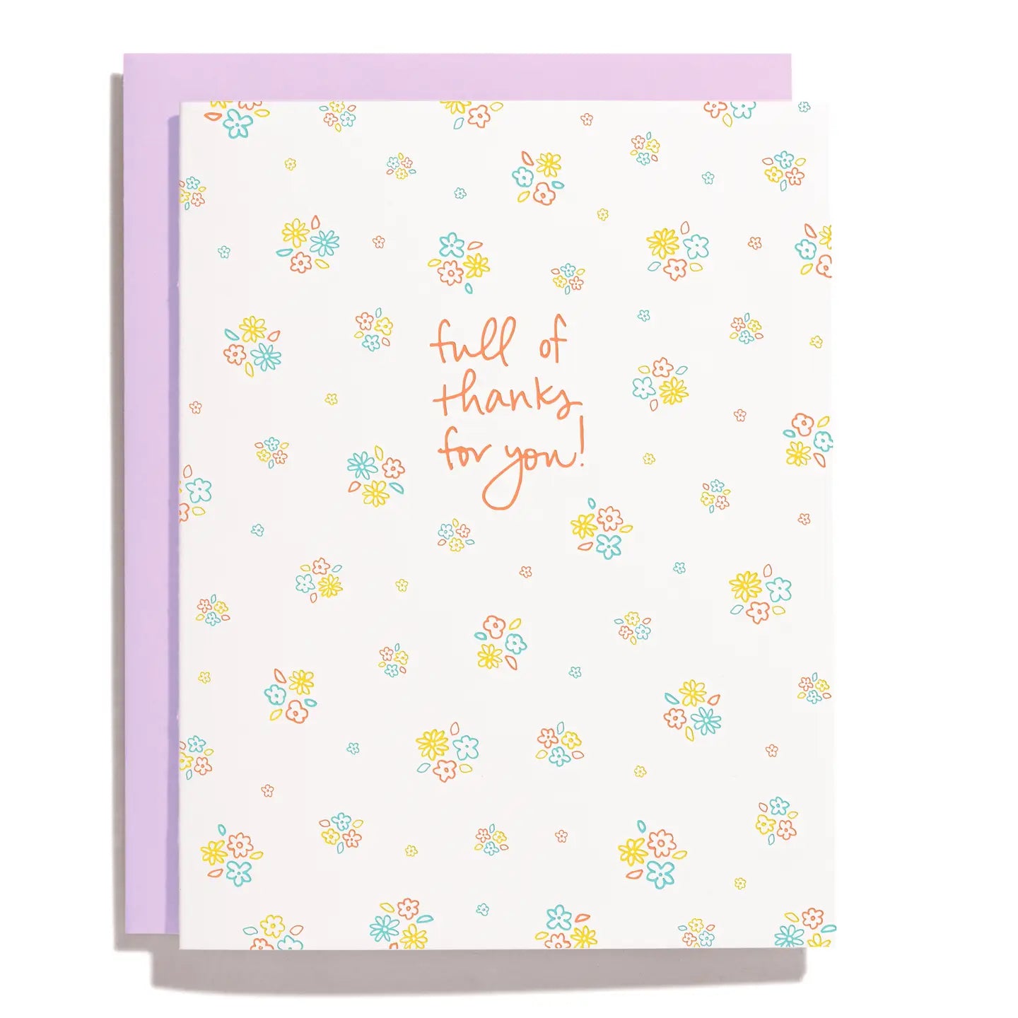 Ditsy Floral Thank You Card