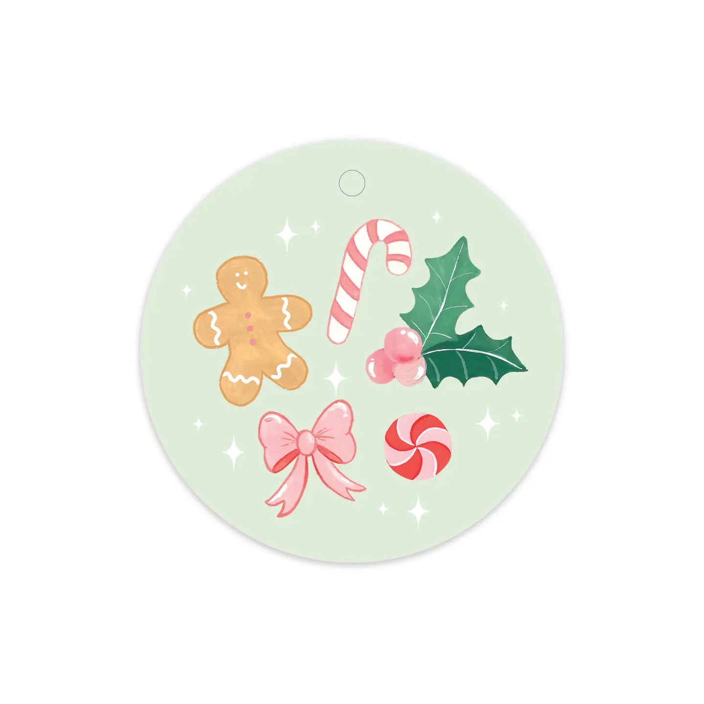 Gingerbread Cheer Gift Tag Set