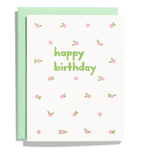 Mini Floral Birthday Card
