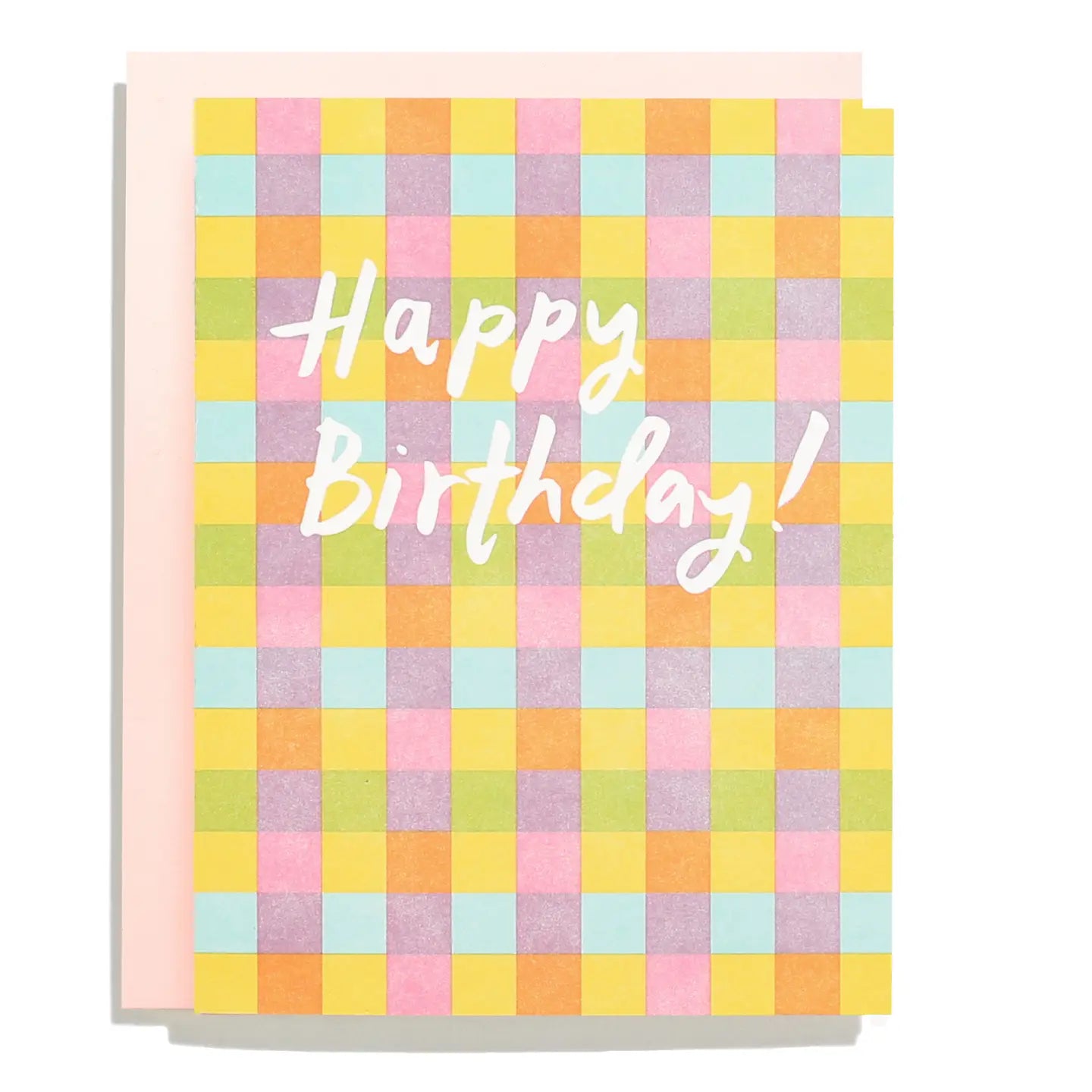 Plaid Birthday Card