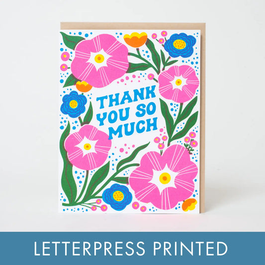 Thank You Flowers Card