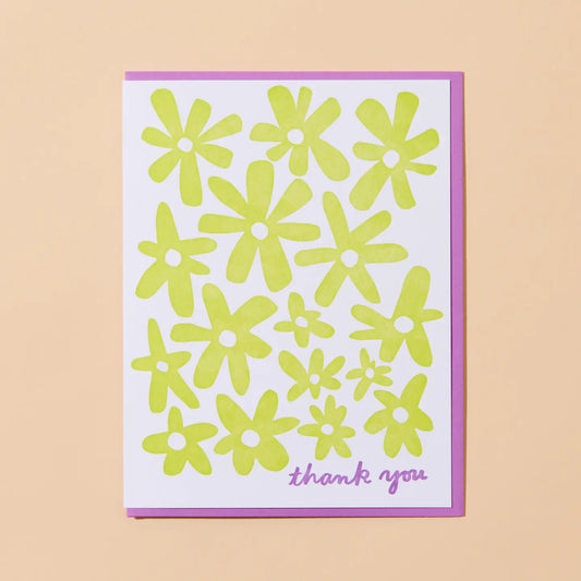 Flower Thank You Card