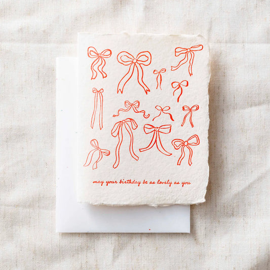 Lovely Birthday Bows Card
