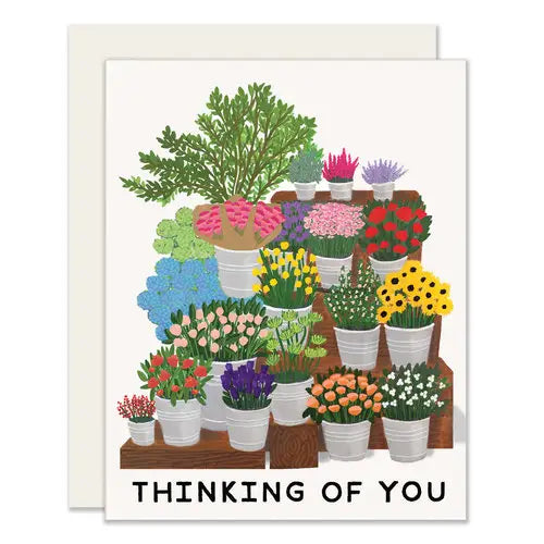 Flower Market Card