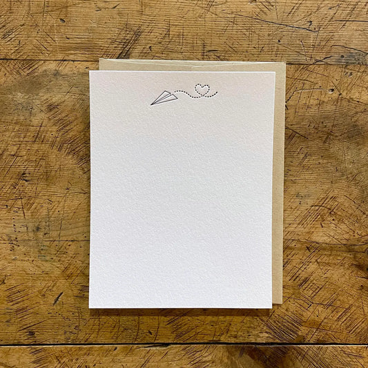 Sending Love Letterpress Notecard Set