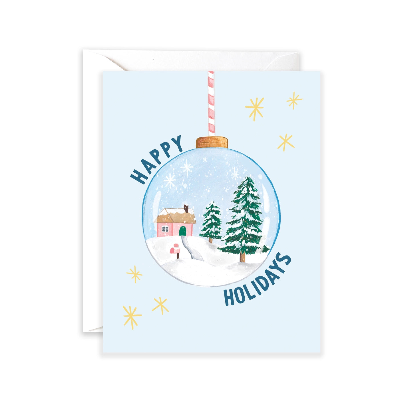 Holiday Snow Globe Card