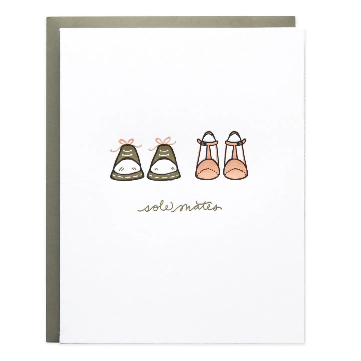 Sole Mates Greeting Card