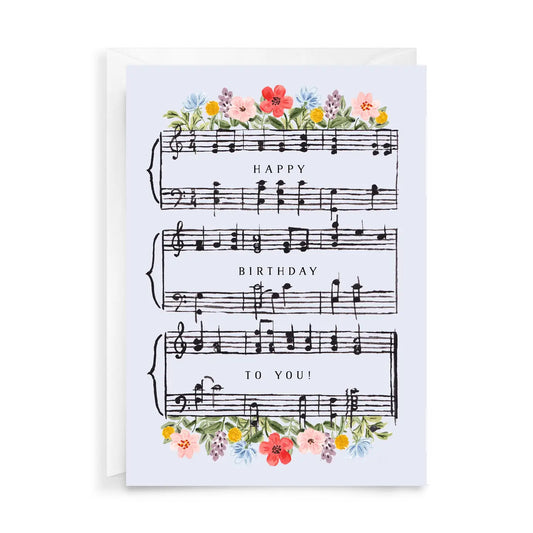 Birthday Song Card